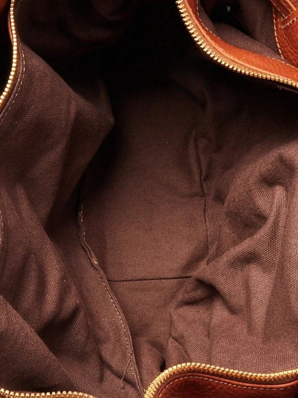 Burberry Brown Pebbled Leather Margaret Shoulder Bag - Picture 12 of 12